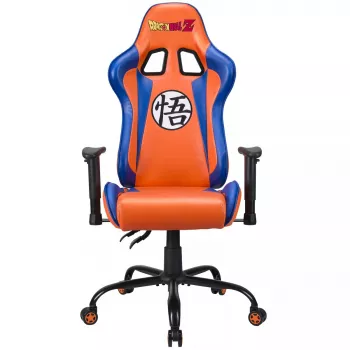 Žaidimų kėdė Subsonic DBZ, paminkštinta, pilkai oranžinė, 125 kg