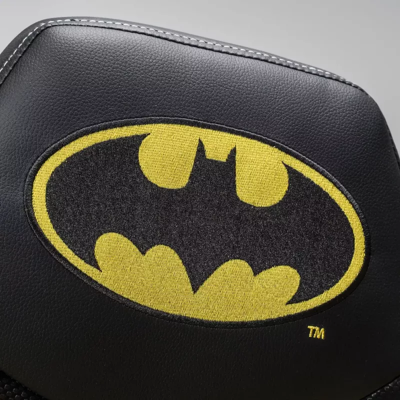 Žaidimų kėdė Subsonic Batman Junior apmušta minkšta sėdynė Juoda Geltona