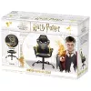 Žaidimų kėdė PC Subsonic Junior Hogwarts, minkštas sėdynės paminkštinimas, juoda/geltona