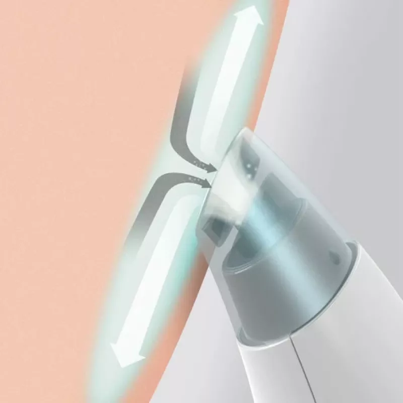 HoMedics FAC-HY100 veido odos valymo prietaisas hidradermabrazija skaidrus, baltas