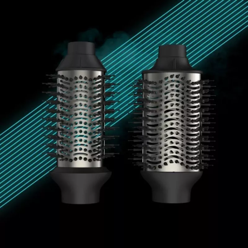 Revamp Progloss Volume & Style Hot Brush karšto oro šepetys Warm Black 1000 W 3 m