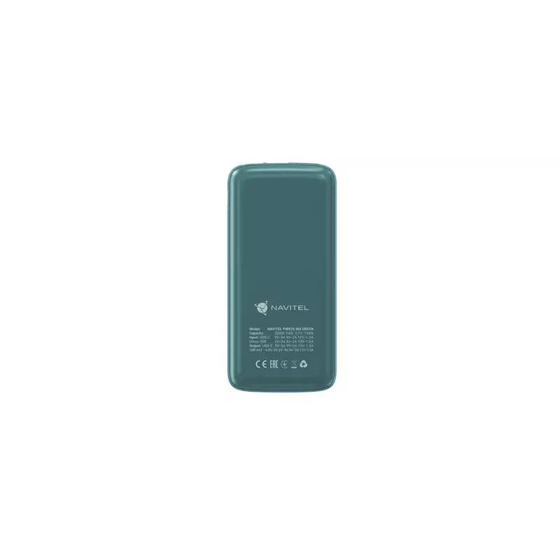 Navitel PWR20 MX GREEN nešiojamas išorinis akumuliatorius 20000 mAh