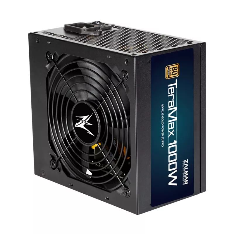 Zalman ZM1200-TMX TeraMax 80 PLUS GOLD maitinimo blokas 1200W/visiškai modulinis/99,9% Active PFC/vienos linijos
