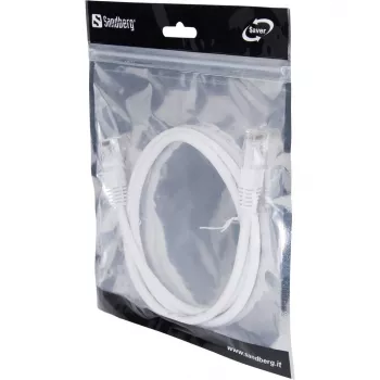 Tinklo laidas Sandberg UTP Cat6 1m RJ-45 U/UTP Pilkas