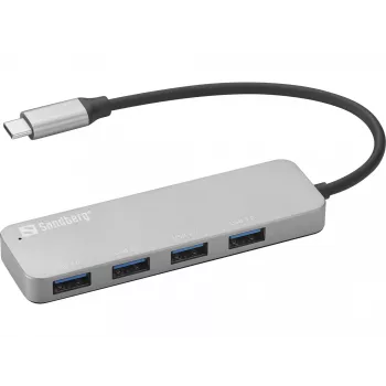 USB šakotuvas Sandberg USB-C į 4x USB 3.0 Hub SAVER