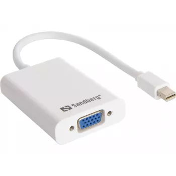 Adapteris MiniDP į VGA + garsas Sandberg 509-05