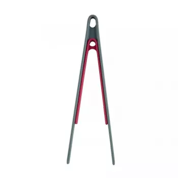 Virtuvinės žnyplės JATA HACC4522 293 mm Silikonas Nerūdijantis plienas Pilka Raudona