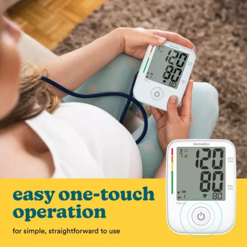 Automatinis kraujospūdžio matuoklis ant žasto HoMedics BPA-P200-EU1 baltas