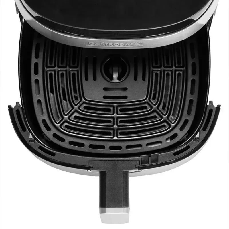 Karšto oro gruzdintuvė GASTROBACK Design Air Pro XXL 6,5 l 1600 W juodas nerūdijantis plienas