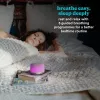 HoMedics SS-2700WH SoundSleep Aura garsų aparatas su kolonėle, Bluetooth 5.3, įkraunamas USB-C, nakties šviesa