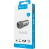 Sandberg automobilinis įkroviklis 1xQC3.0+1xUSB-C 48W, metalinis