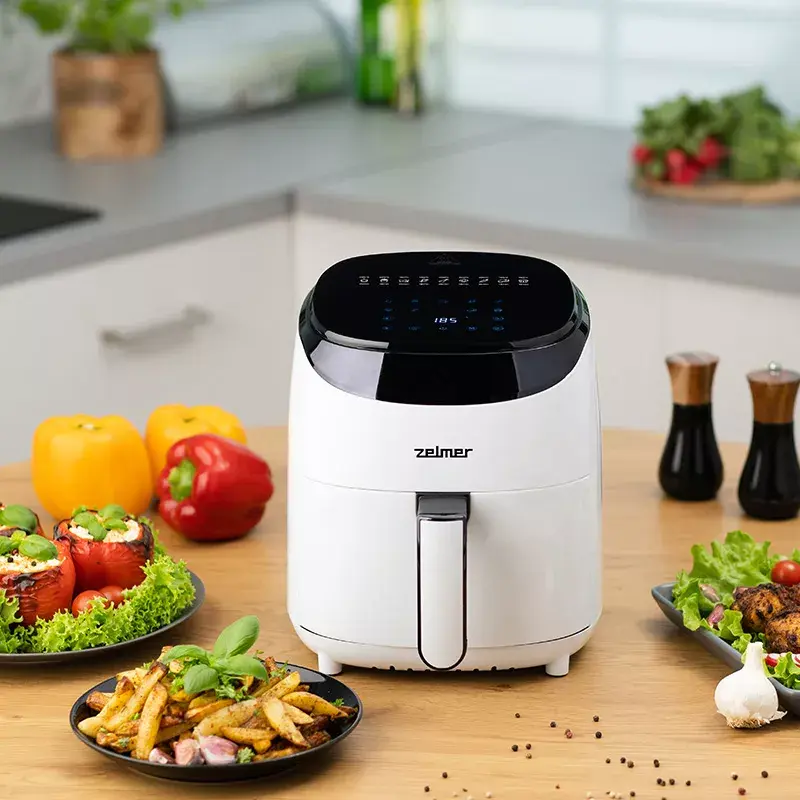 Kepimo krosnelė be riebalų Zelmer ZAF3551W 3,5 L 1200 W juoda balta