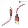 Hama Refleksinis USB kabelis USB 2.0 1,5 m USB A Micro-USB B Raudonas