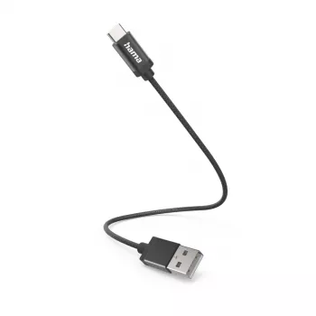 Hama 00201600 USB 2.0 laidas USB A – USB C 0,2 m juodas
