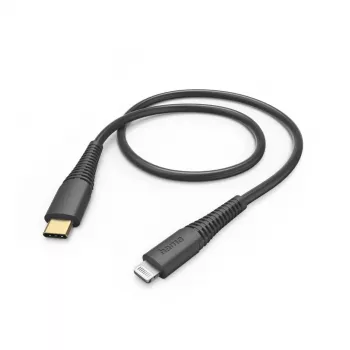 Lightning laidas Hama 00201602 1,5 m Juodas USB C 3A