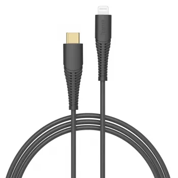 Lightning laidas Hama 00201602 1,5 m Juodas USB C 3A