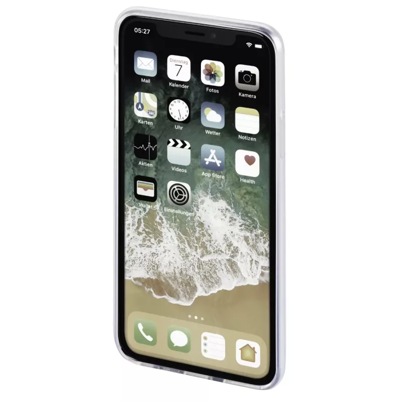 Hama Crystal Clear apsauginis dėklas iPhone XI permatomas