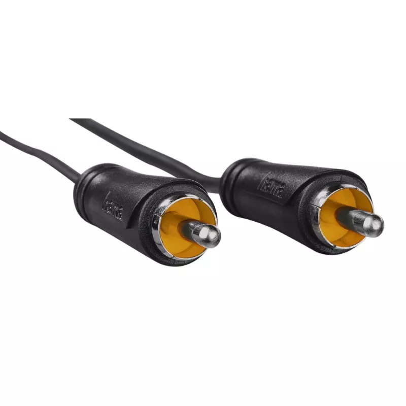 Hama 00205099 garso laidas 3 m RCA juodas Vyriškas į Vyrišką Magnetiniu ekranavimu