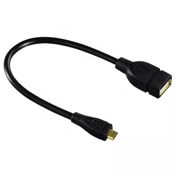 Hama 173892 USB 2.0 laidas Micro-USB B / USB A 0,15 m juodas