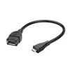 Hama 173892 USB 2.0 laidas Micro-USB B / USB A 0,15 m juodas