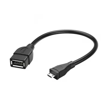 Hama 173892 USB 2.0 laidas Micro-USB B / USB A 0,15 m juodas