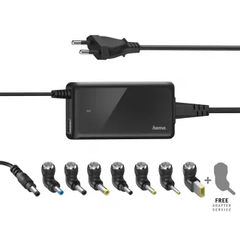 Kroviklis Hama Slim & Light Laptop juodas, AC vidaus