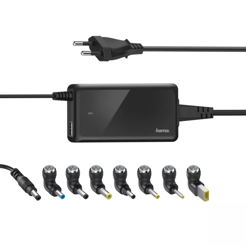 Kroviklis Hama Slim & Light Laptop juodas, AC vidaus