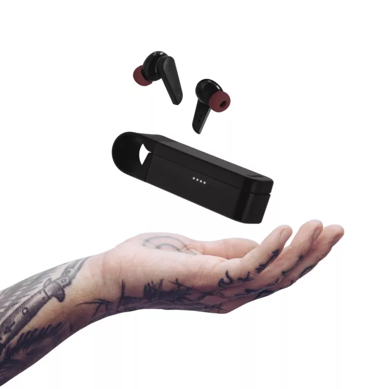 Hama Spirit Pocket belaidės ausinės TWS, į ausį, skambučiai/muzika, juodos