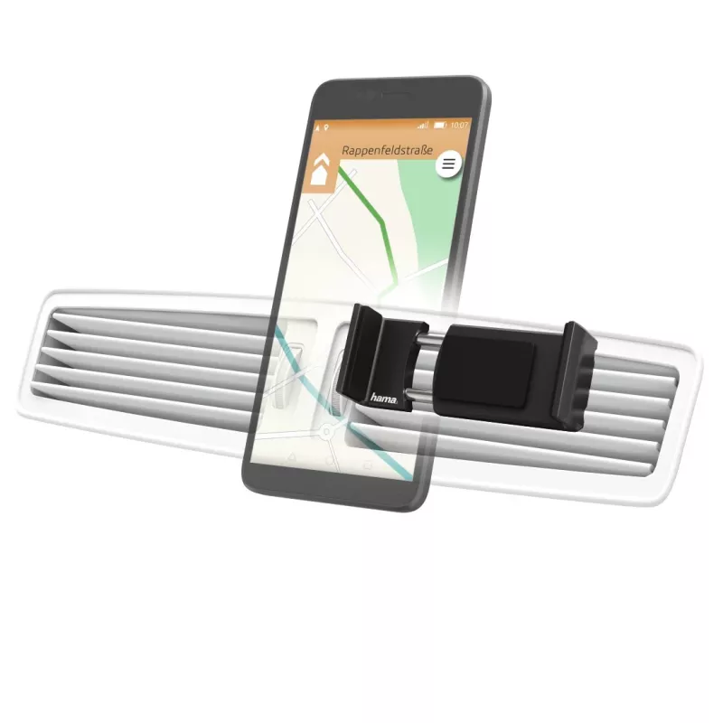 Hama Flipper pasyvus laikiklis telefonui / išmaniajam telefonui, juodas