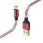 Hama 00178288 USB 2.0 laidas 1,5 m USB A – Micro-USB B raudonas