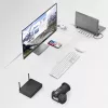 Hama 00200103 USB-C dokas / prievadų replikatorius USB 3.2 Gen 1 pilka