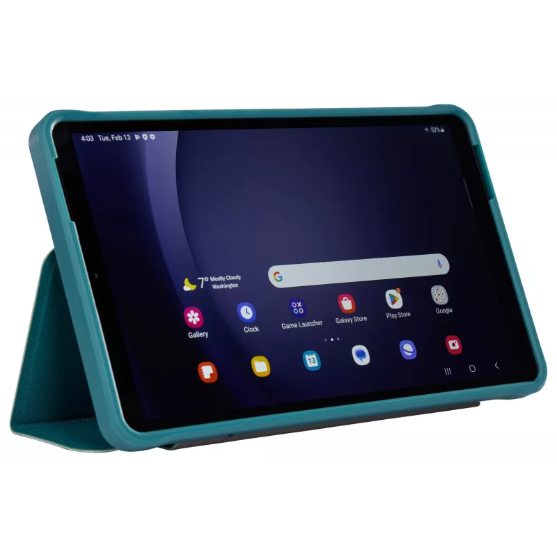Case Logic SnapView CSGE2196 Patina Blue, Dangtelis, Samsung, Galaxy Tab A9 8.7 colio, 22,1 cm (8,7 colio), 200 g
