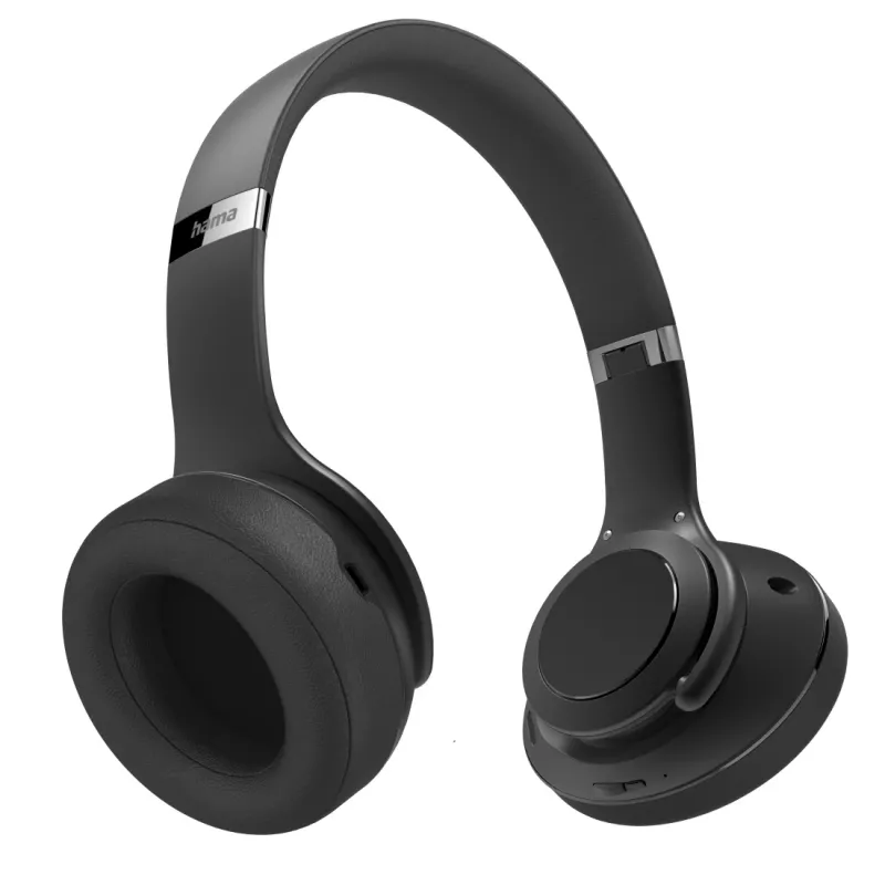 Hama Passion Turn belaidės ausinės ant galvos, skambučiai/muzika, Bluetooth, juodos