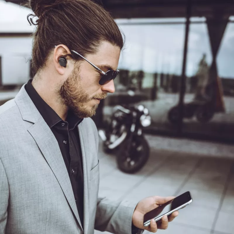 Hama Spirit Pure belaidės ausinės Intraauralinės Skambučiai Muzika Bluetooth Juodos