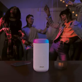 Nešiojamas garsiakalbis Hama Shine 2.0 Stereo, baltas, 30 W