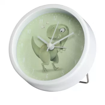 Laikrodis Hama Happy Dino mechaninis žadintuvas Žalias, Baltas