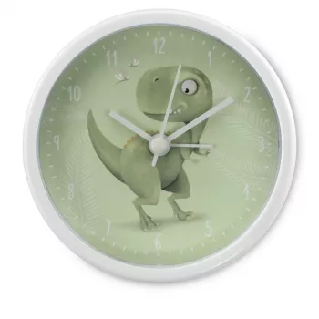 Laikrodis Hama Happy Dino mechaninis žadintuvas Žalias, Baltas