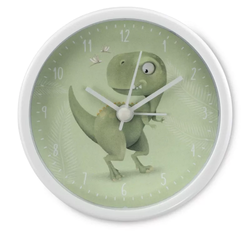 Laikrodis Hama Happy Dino mechaninis žadintuvas Žalias, Baltas