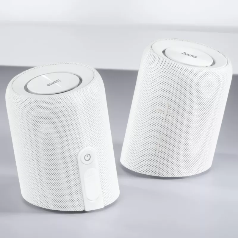 Hama Twin 3.0 belaidis stereo garsiakalbis baltas 30 W