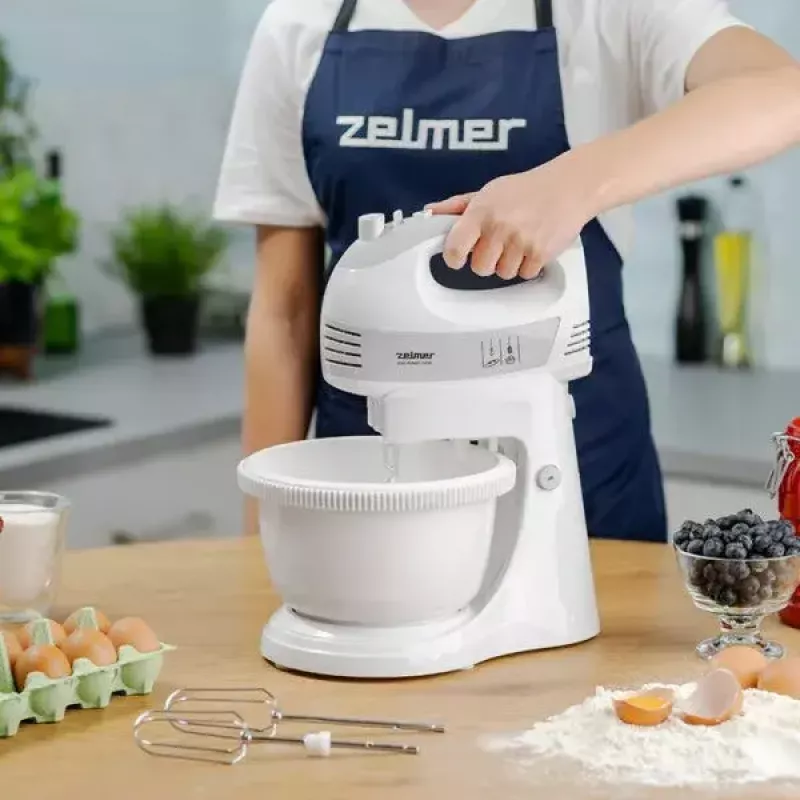 Rankinis plaktuvas ZELMER ZHM2459S – 300 W, 5 greičių, nerūdijančio plieno priedai