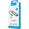 Sandberg USB-C/A į 4xUSB 3.0 šakotuvas aliuminis 5000 Mbit/s
