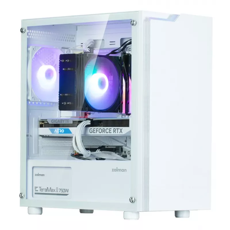 Korpusas Zalman T4 Plus Mini Tower Baltas