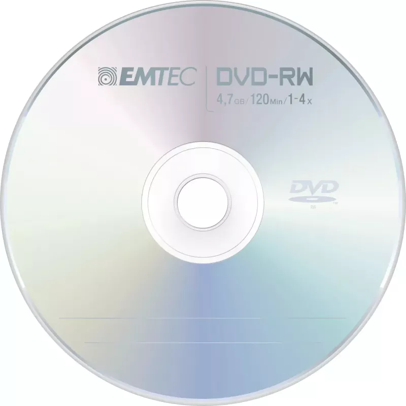 Emtec ECOVRW47104CB DVD-RW perrašomas diskas 4.7 GB 10 vnt.