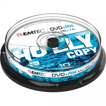 DVD+RW laikmena Emtec ECOVPRW47104CB 4,7 GB 10 vnt.