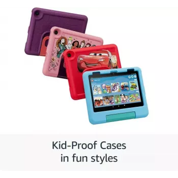 Planšetinis kompiuteris Amazon Fire HD 8 Kids (2024) B0CVDWHGG5 8 colių HD, 3 GB RAM, 32 GB atminties, violetinis