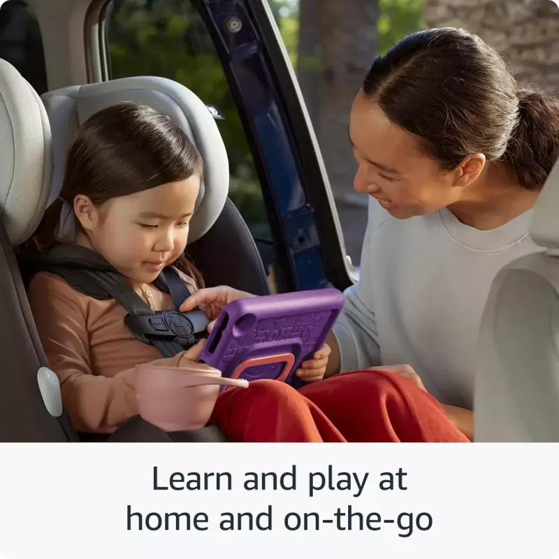 Planšetinis kompiuteris Amazon Fire HD 8 Kids (2024) B0CVDWHGG5 8 colių HD, 3 GB RAM, 32 GB atminties, violetinis