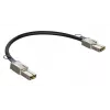 Tinklo kabelis D-Link CXP 120G, 0,5 m, CXP kištukas–CXP kištukas, juodas