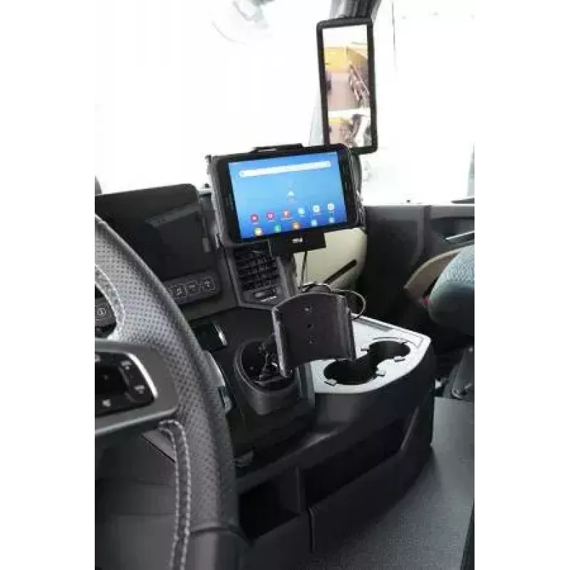 Pasyvus laikiklis Brodit 213558 nešiojamam kompiuteriui, mobiliajam telefonui, išmaniajam telefonui, navigatoriui, juodas
