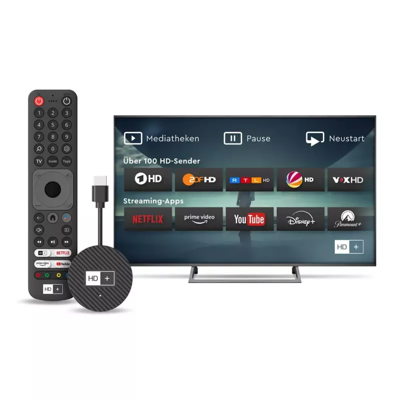 HD+ Smart TV dongle HDMI 4K Ultra HD Android juodas 32GB