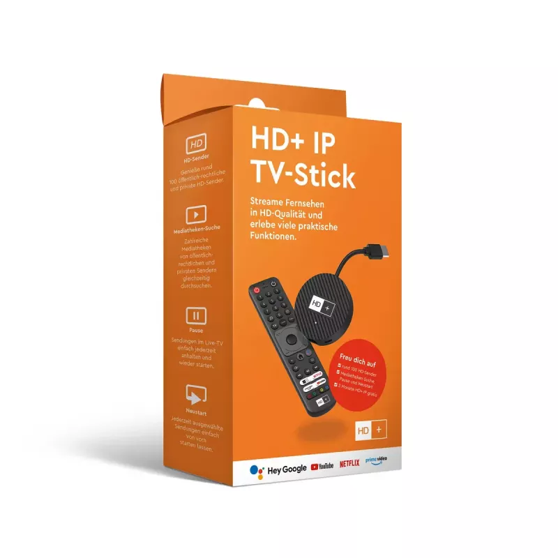 HD+ Smart TV dongle HDMI 4K Ultra HD Android juodas 32GB
